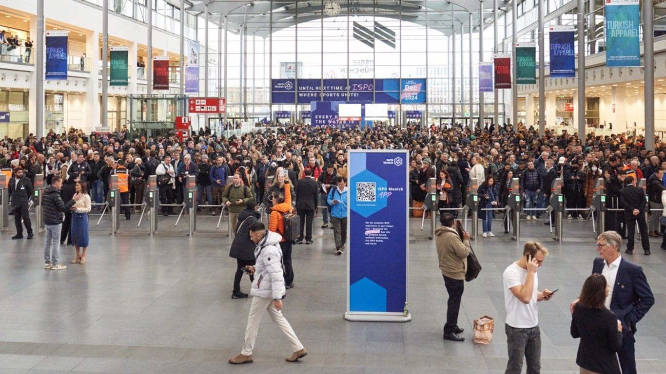 Drei Tage lang zog die ISPO sportbegeisterte Besucher in die Messe München.