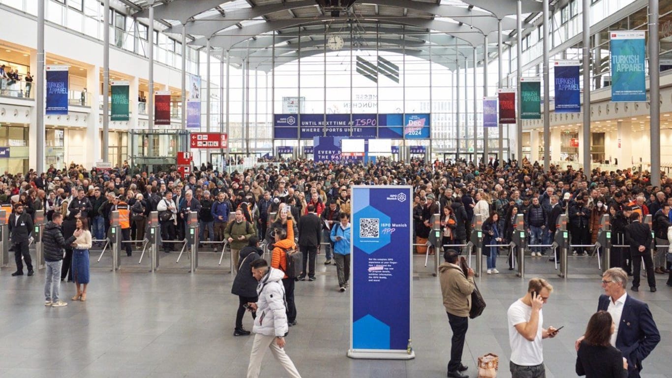 Drei Tage lang zog die ISPO sportbegeisterte Besucher in die Messe München.