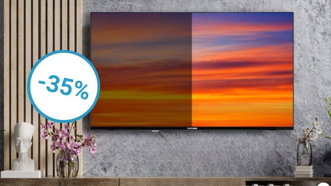 Aldi-Angebot: Der Discounter verkauft einen Smart-TV von Telefunken für nur 229 Euro.