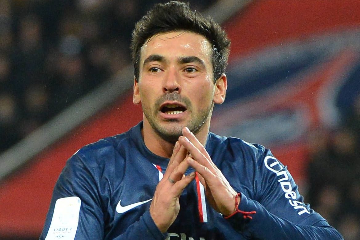 Ezequiel Lavezzi, hier zu PSG-Zeiten im Jahr 2012: Der Argentinier spielte zuletzt in China.