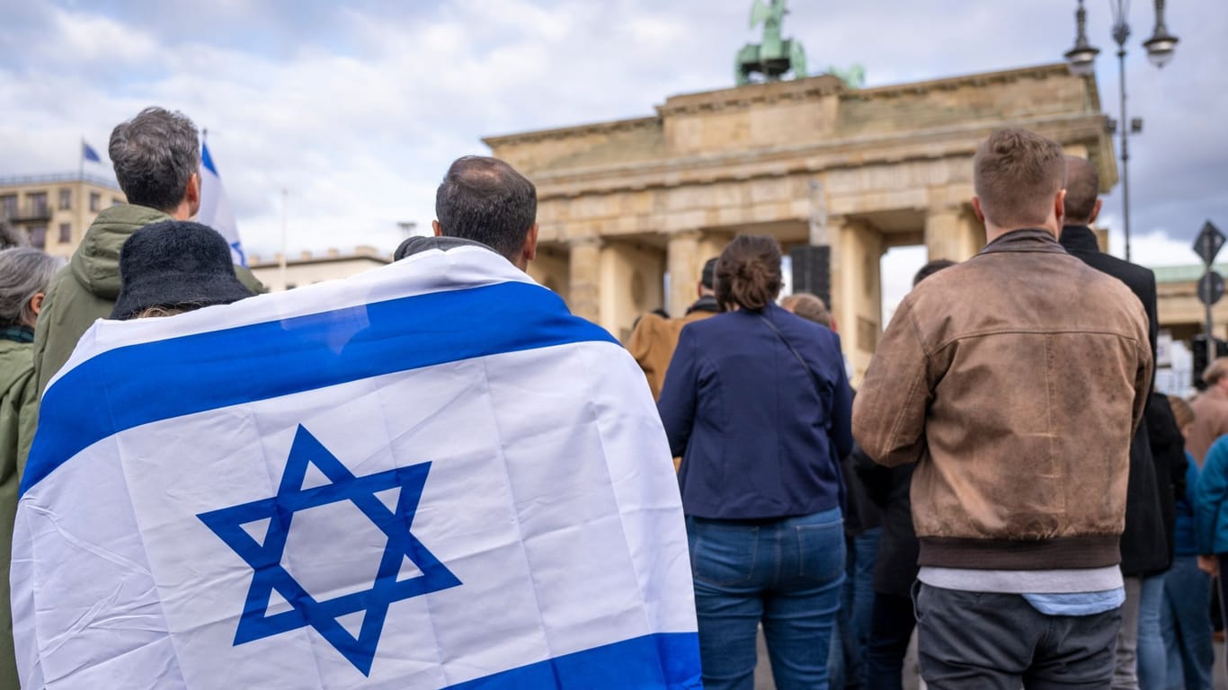 Demonstration gegen Antisemitismus in Berlin