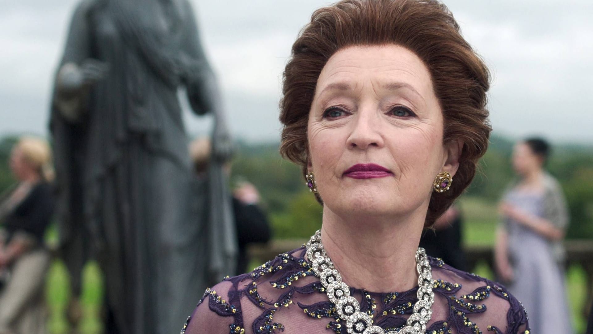 Lesley Manville: Die Schauspielerin verkörpert in "The Crown" Prinzessin Margaret.