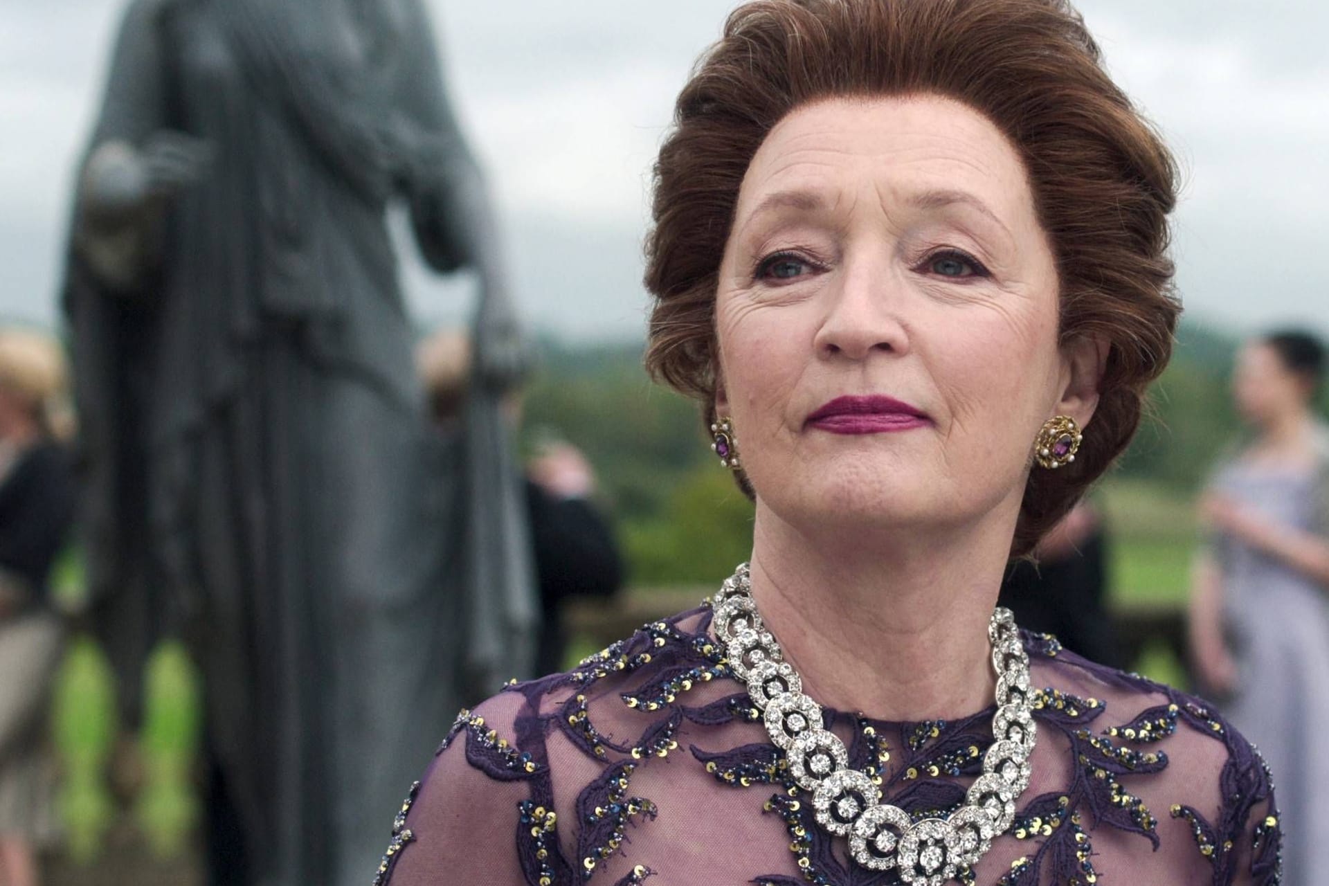 Lesley Manville: Die Schauspielerin verkörpert in "The Crown" Prinzessin Margaret.