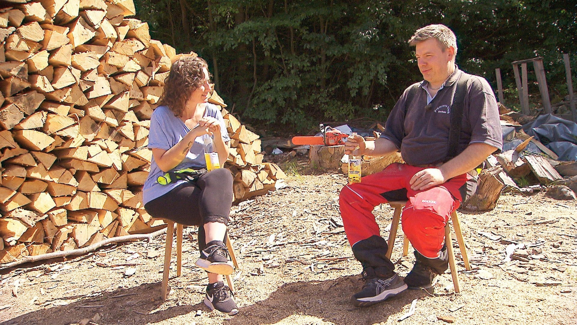 Kathrin und Mutterkuhhalter Steffen aus Bayern