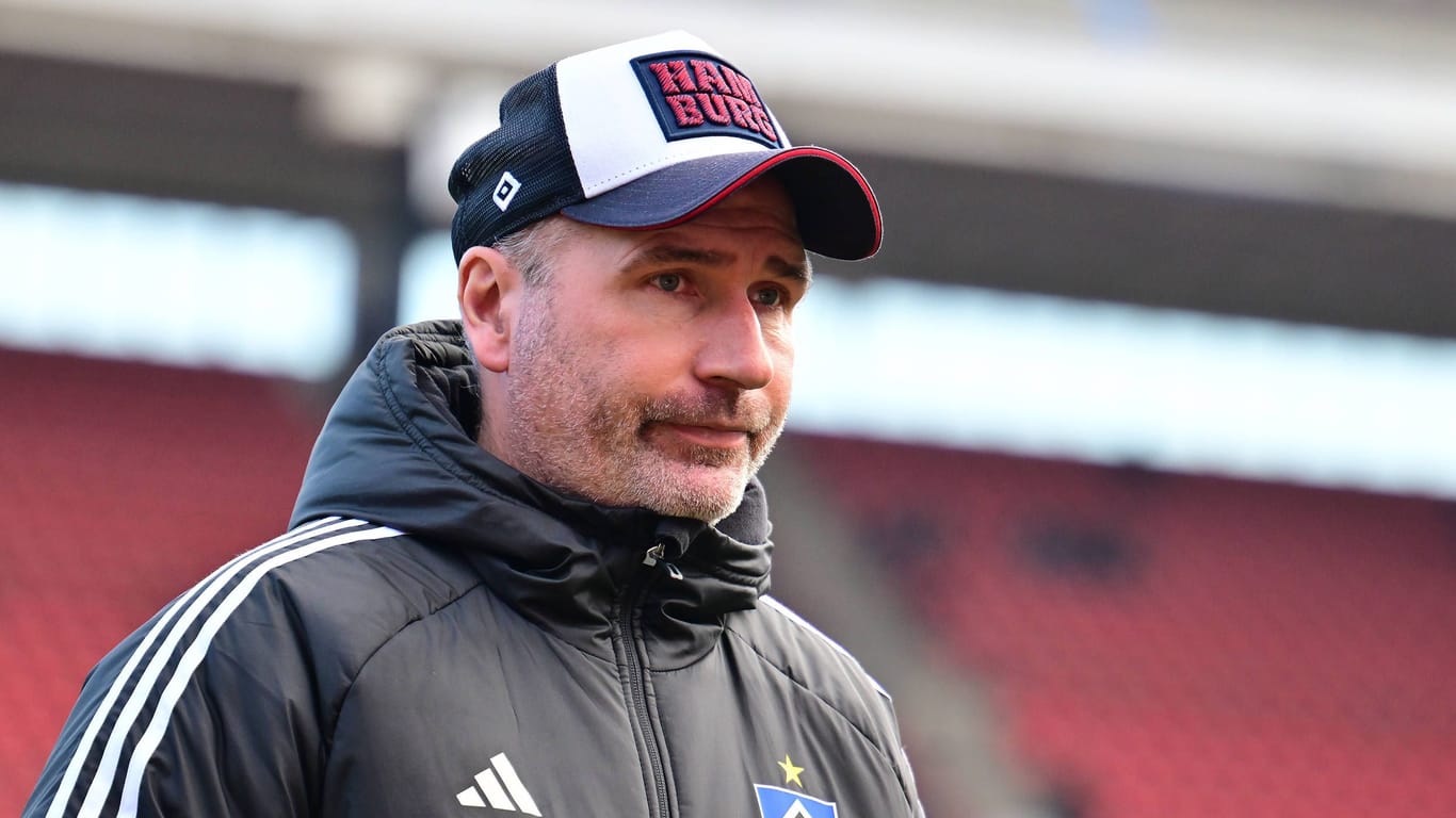 Tim Walter: Der Coach steht mit dem HSV auf Rang drei der Tabelle.