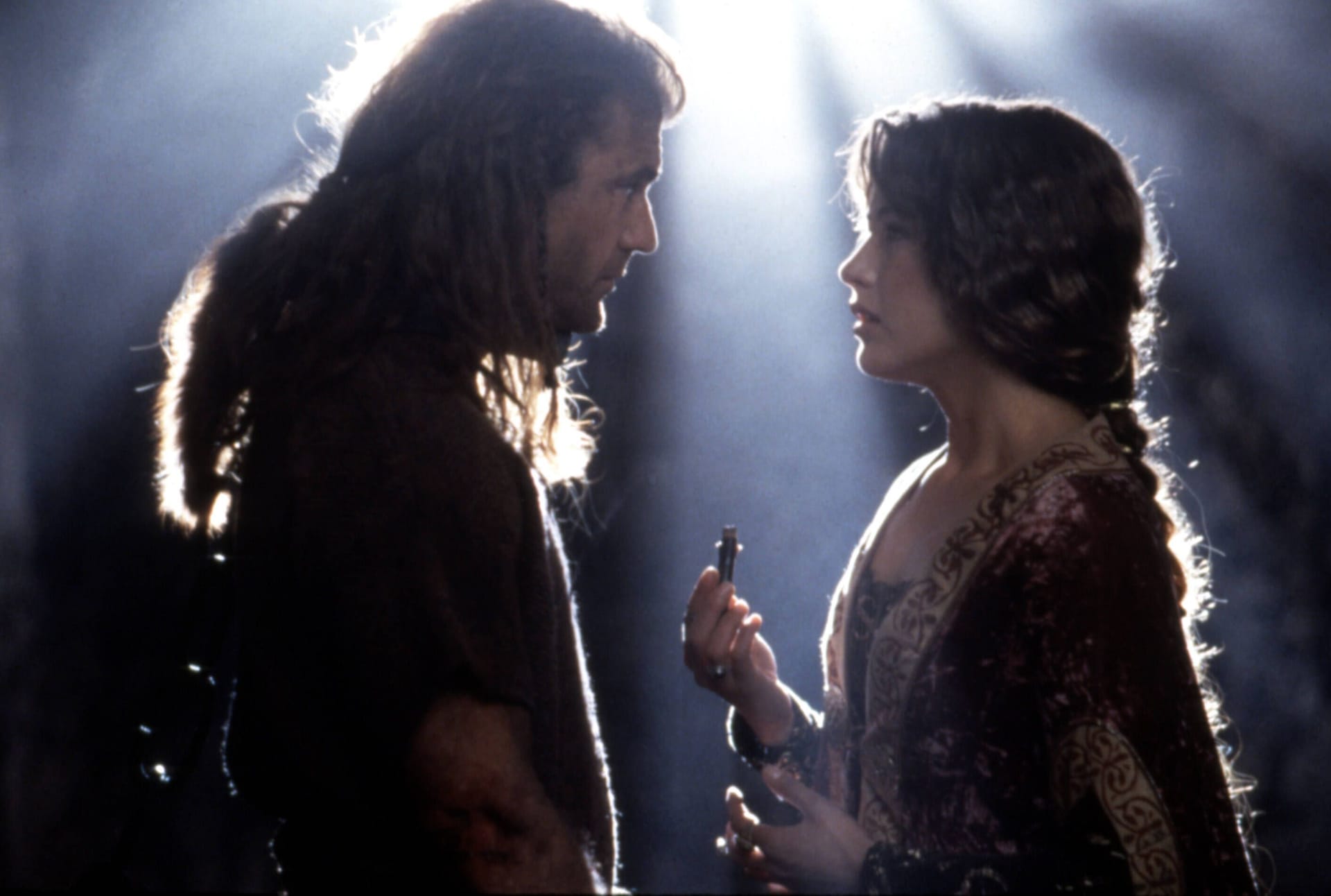 Mel Gibson und Sophie Marceau in "Braveheart".