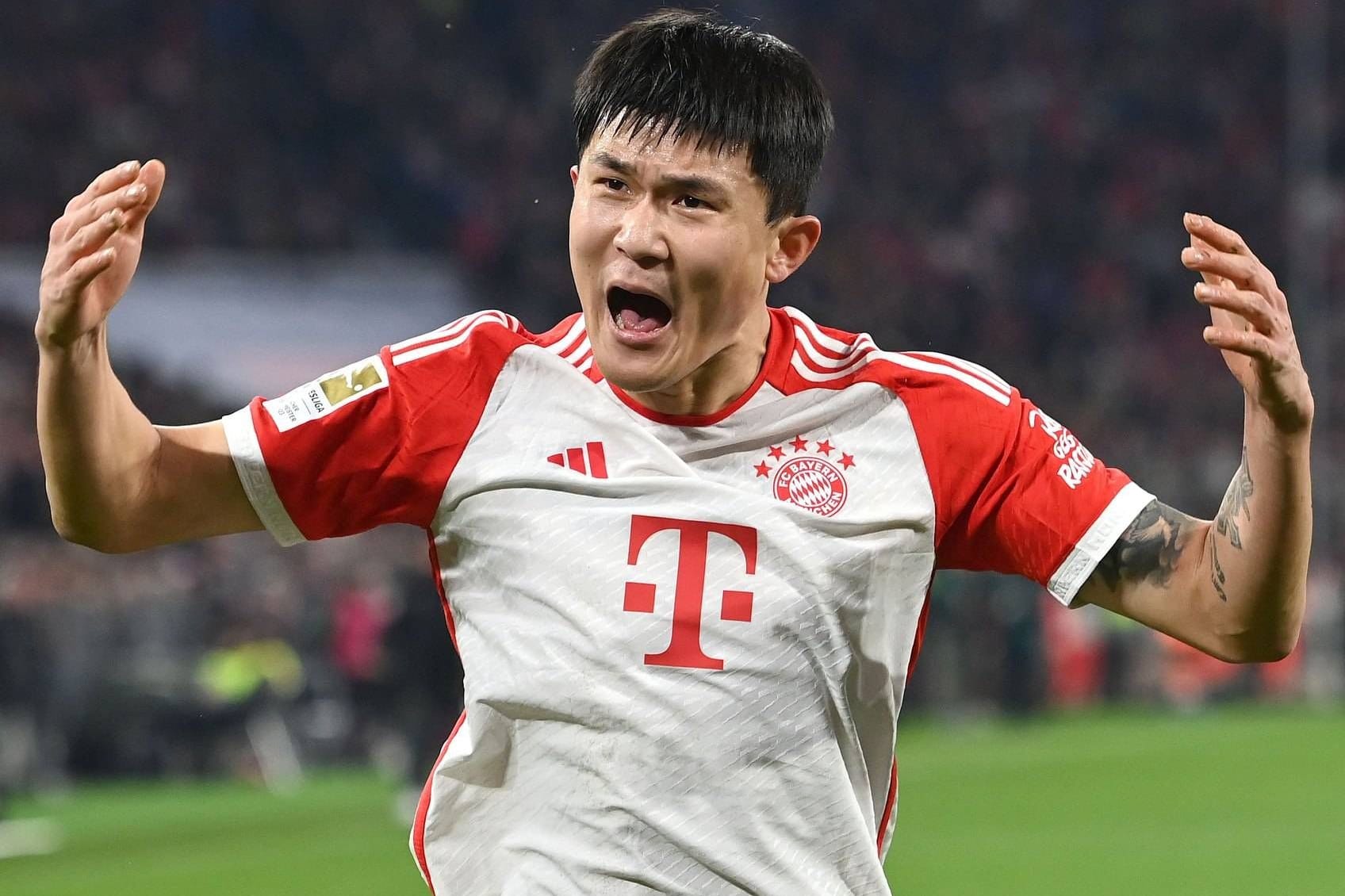 Min-jae Kim erzielte das dritte Tor der Bayern.