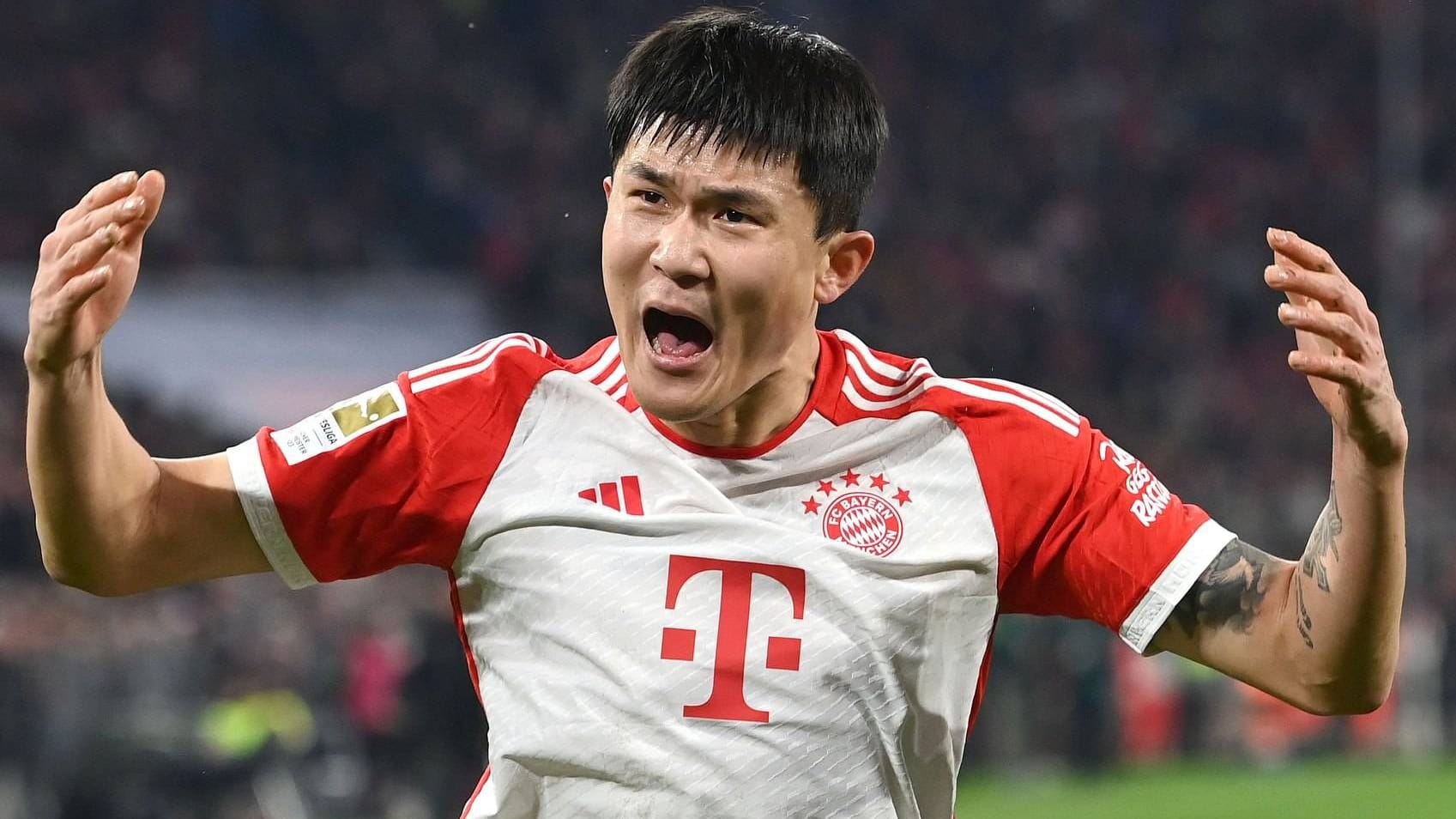 Min-jae Kim erzielte das dritte Tor der Bayern.