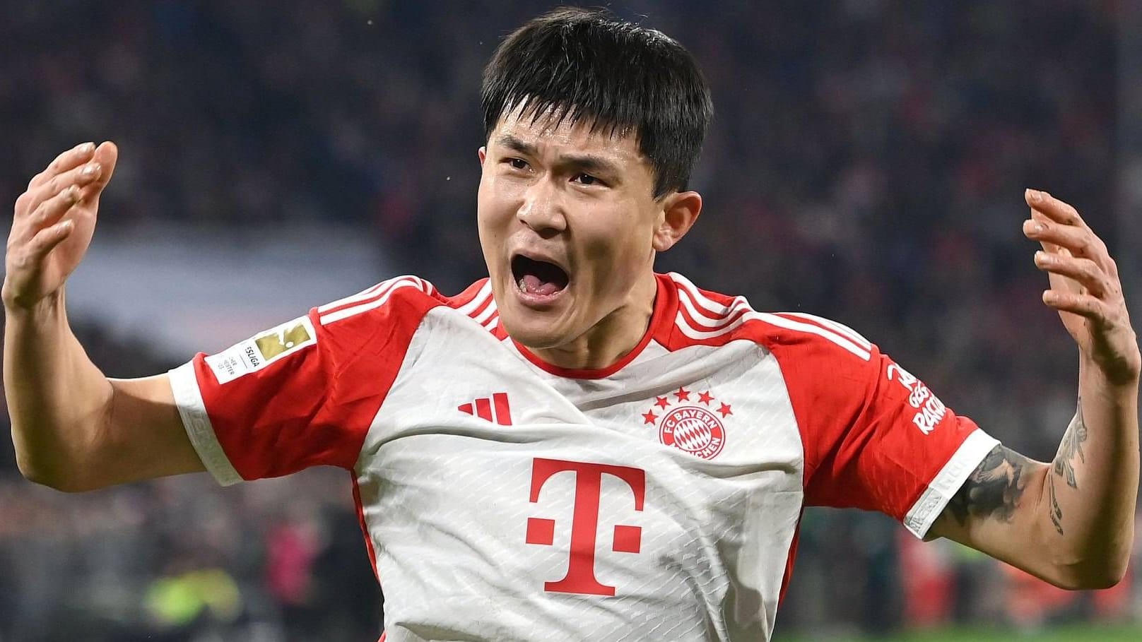 Min-jae Kim erzielte das dritte Tor der Bayern.