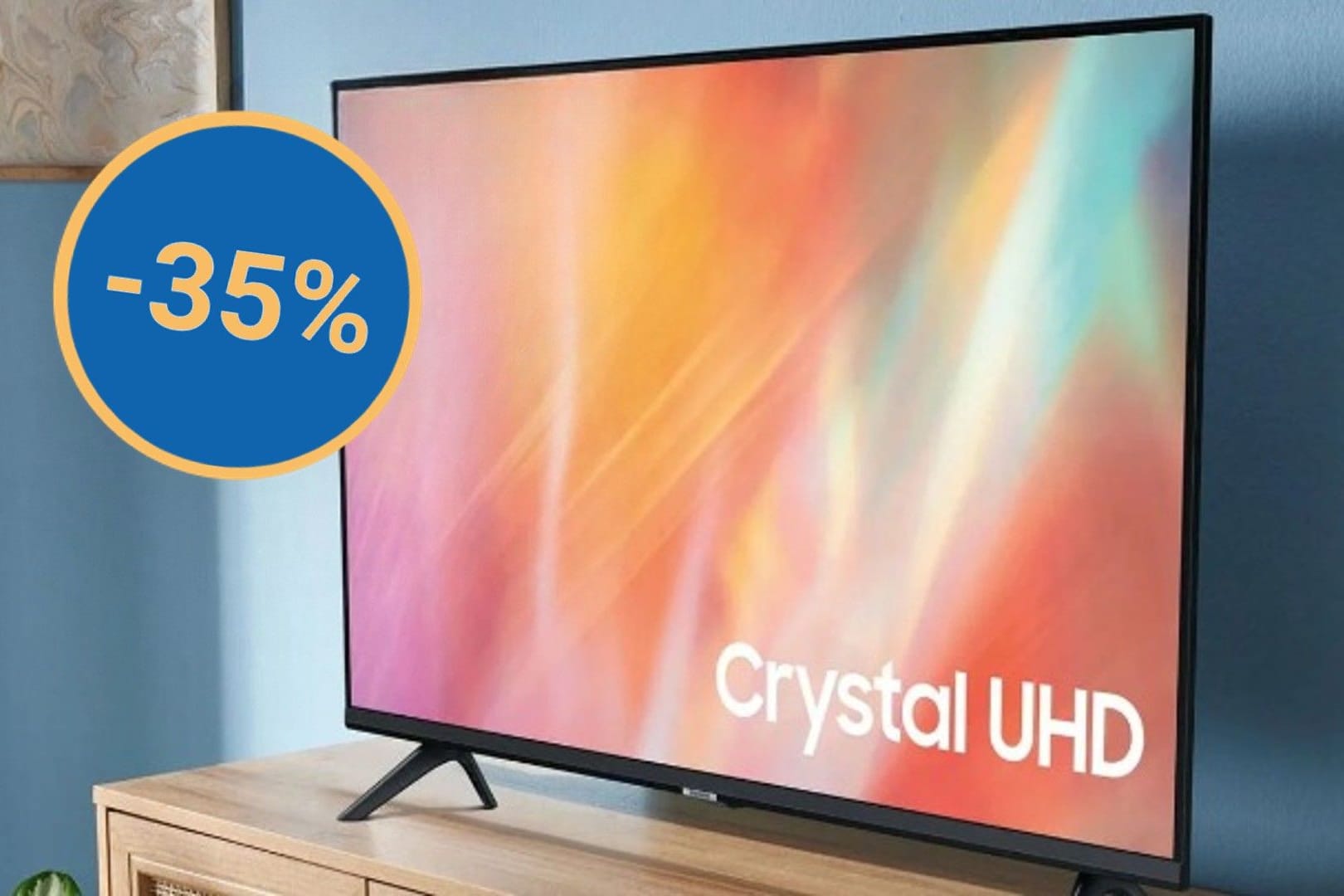 Spartipp bei Lidl: 55 Zoll Bildschirmdiagonale und 4K-Auflösung bietet der reduzierte Fernseher von Samsung.