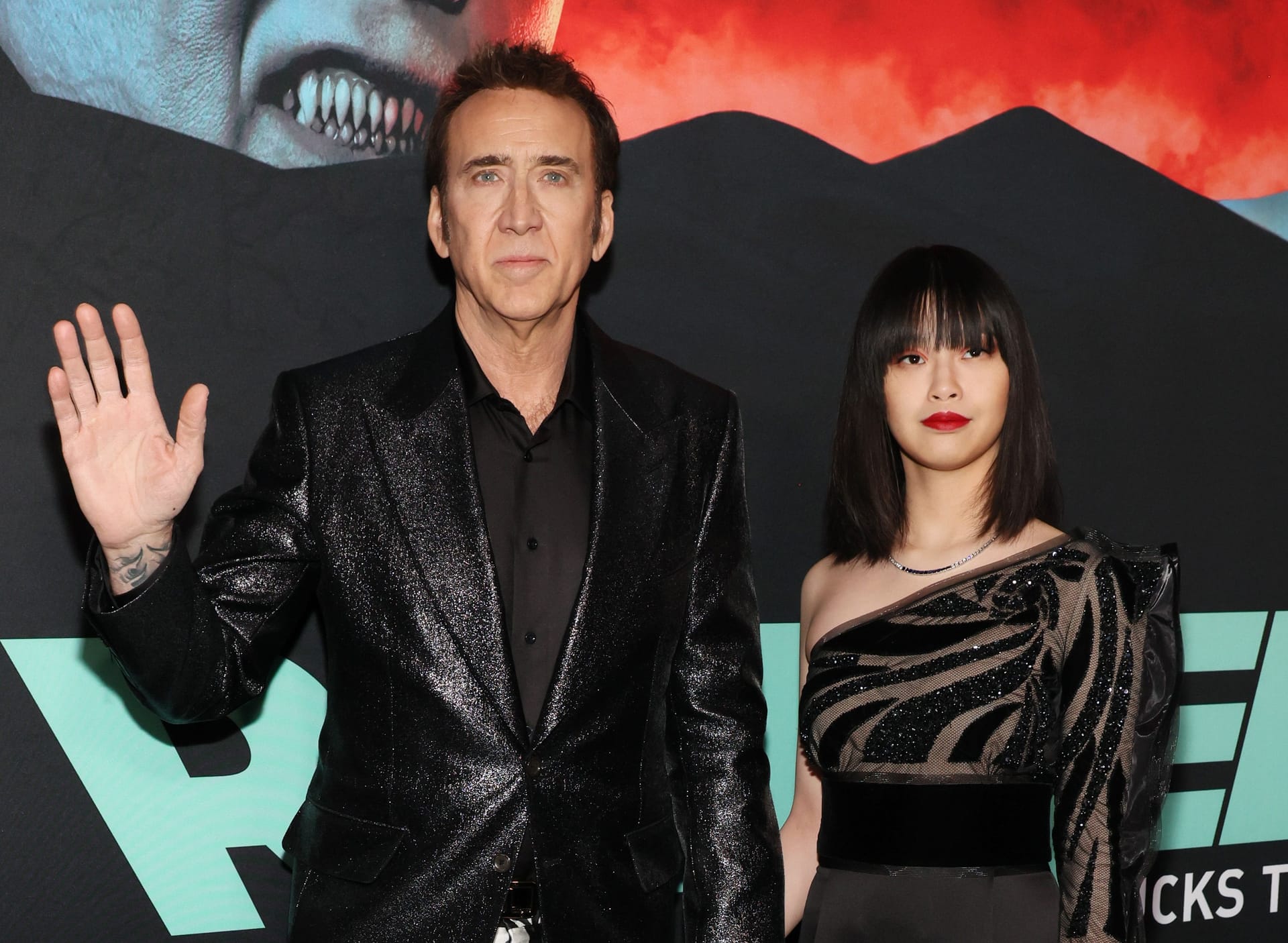 Nicolas Cage mit seiner fünften Ehefrau Riko Shibata.
