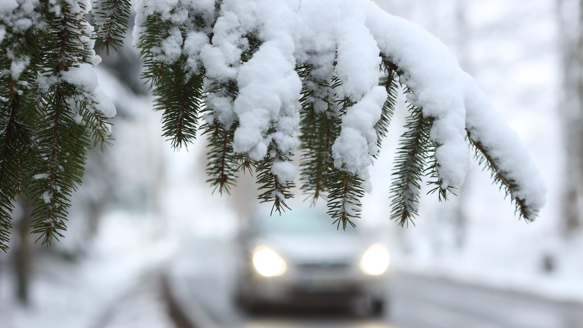 Autofahrt im Winter