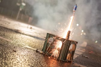 Feuerwerk in Berlin (Archivbild): Es droht eine Eskalation an Silvester.
