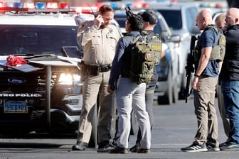 Polizei an der Universität in Las Vegas: Es soll mehrere Opfer gegeben haben.