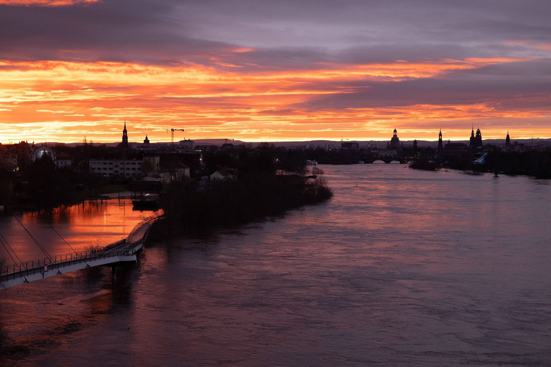 Hochwasser in Sachsen - Dresden