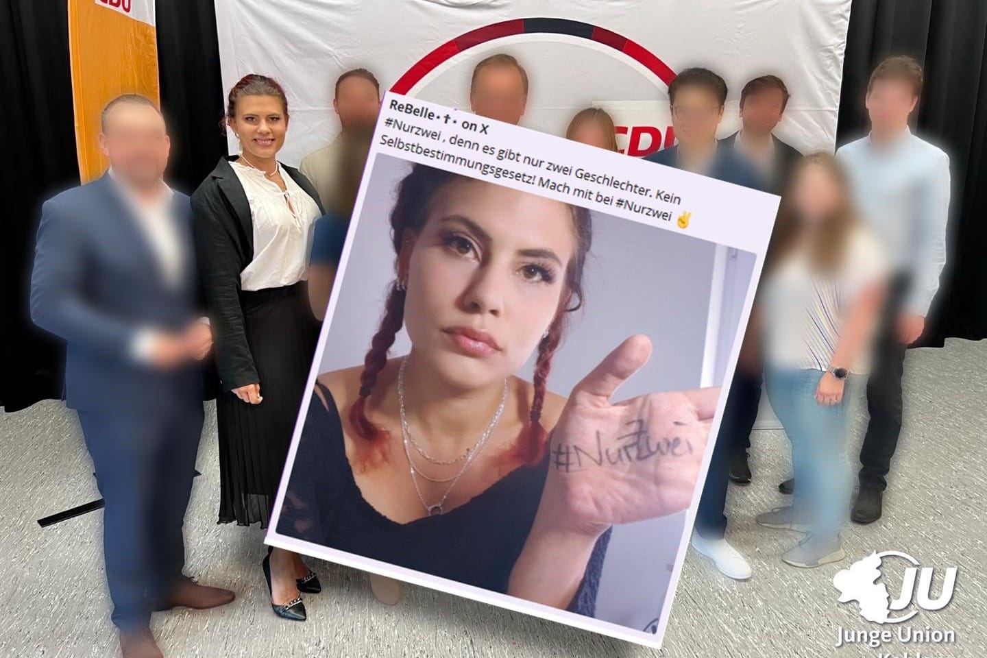 Radikalisierung: Influencerin ReBelle ist inzwischen bei der Identitären Bewegung angekommen – im Juli wurde sie noch von der CDU aufgestellt.