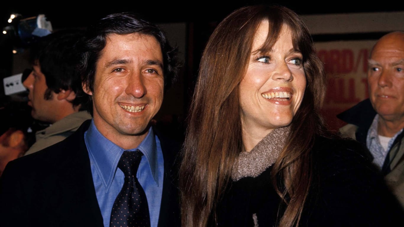 Tom Hayden und Jane Fonda im Jahr 1976