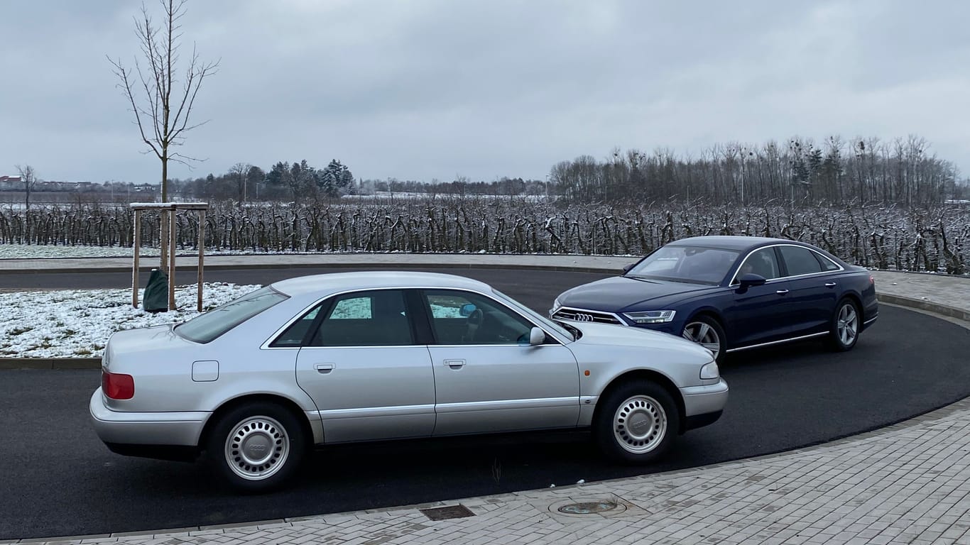 Audi A8: Mit ihm verankerte sich 1994 auch Audi endgültig in der Luxusklasse.