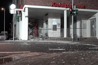 Tatort Bank: Erst im Dezember wurden in dieser Filiale der Kreissparkasse Euskirchen die Geldautomaten gesprengt.