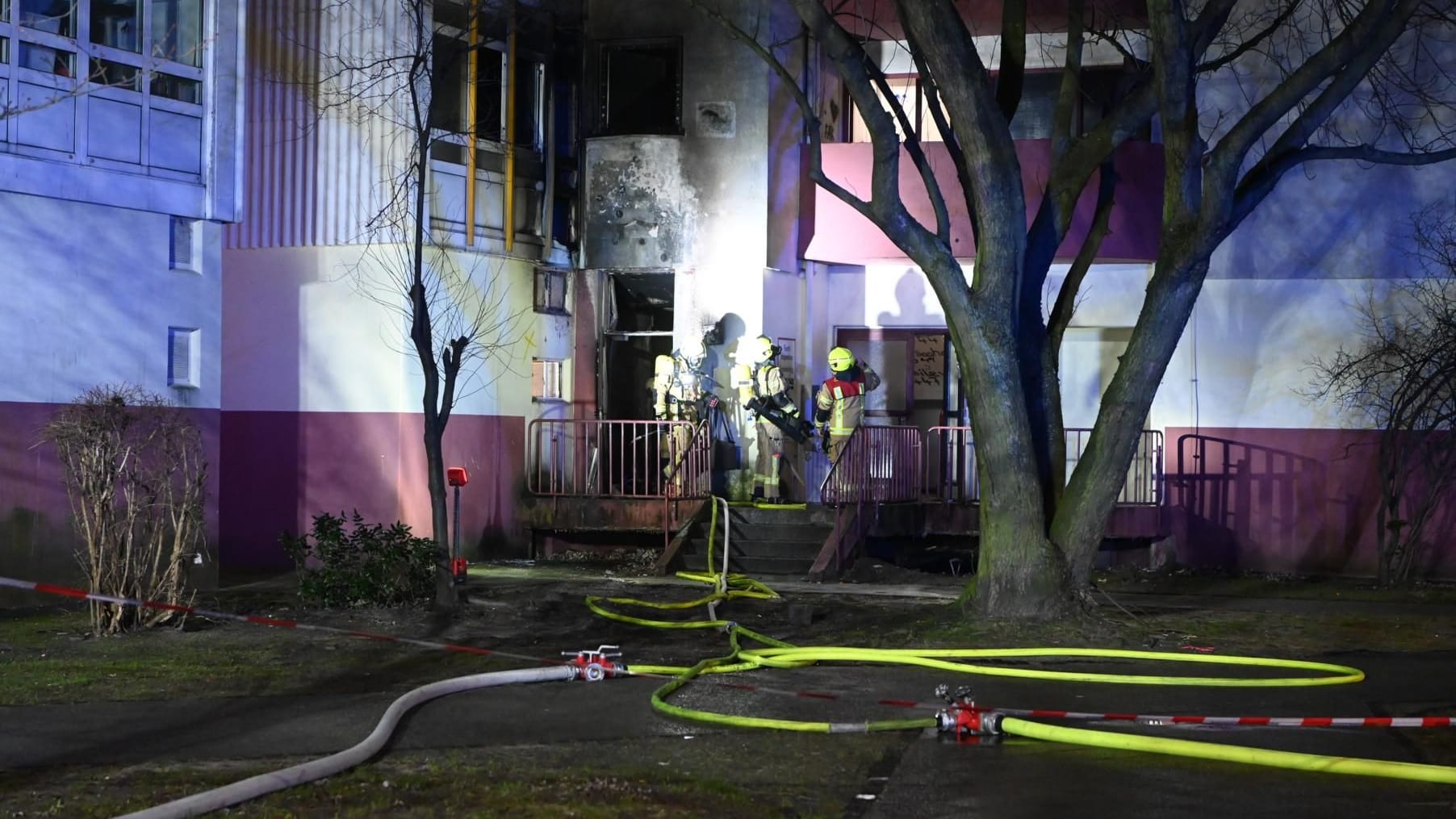 Die Feuerwehr war an der Aronsstraße im Einsatz.
