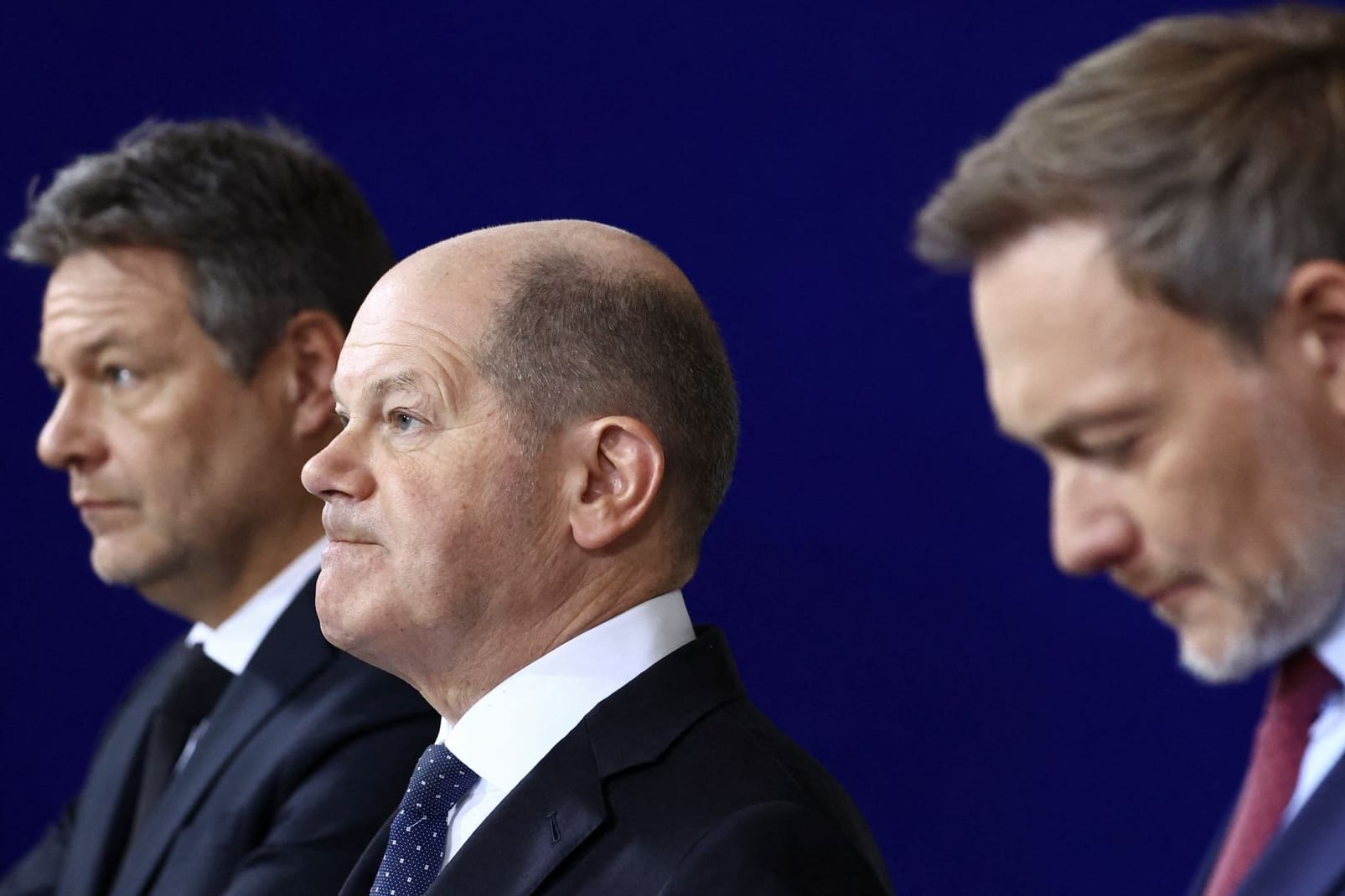 Habeck, Scholz, Lindner: Habemus Haushalt 2024.