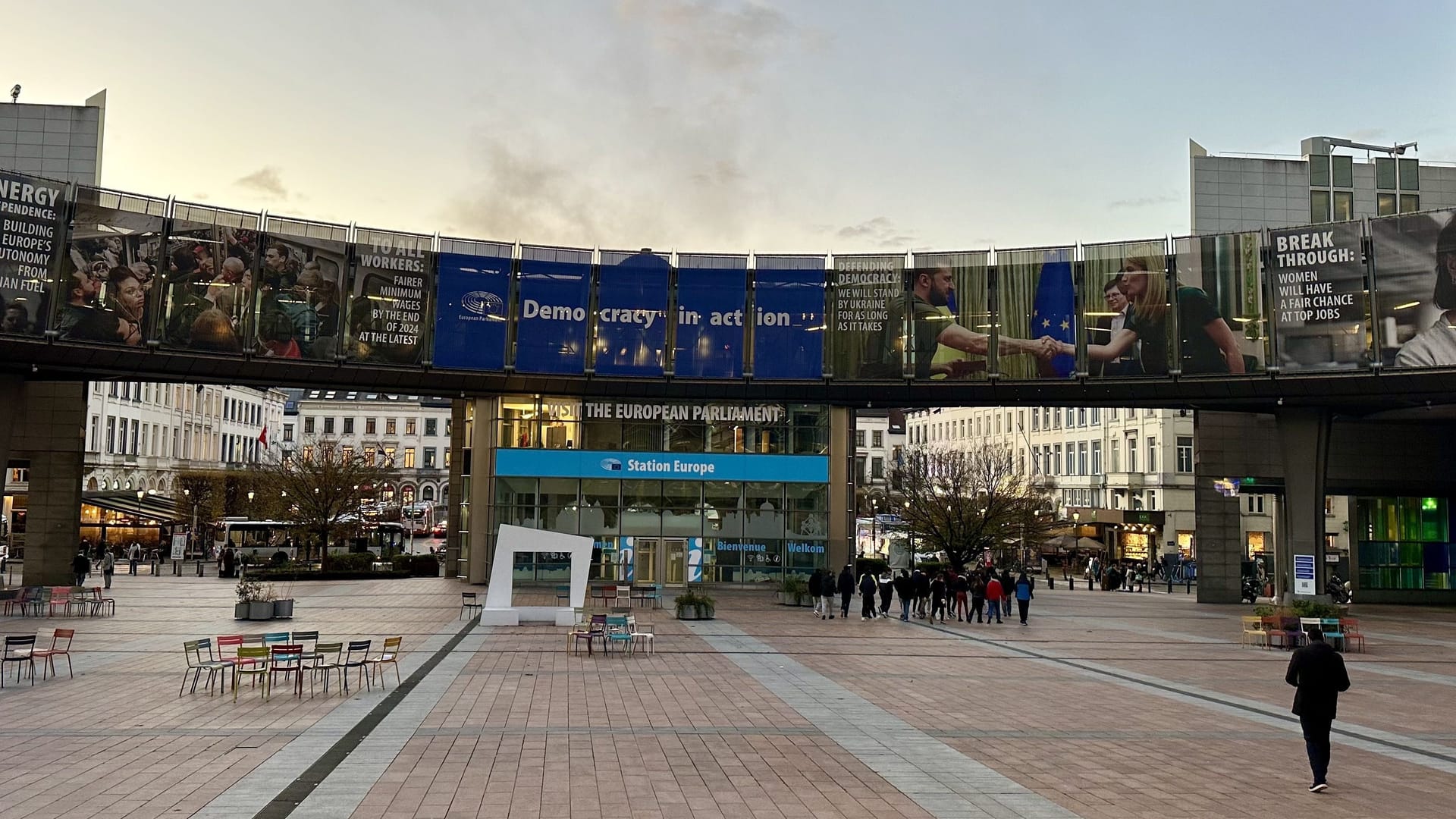 EU-Gebäude in Brüssel.