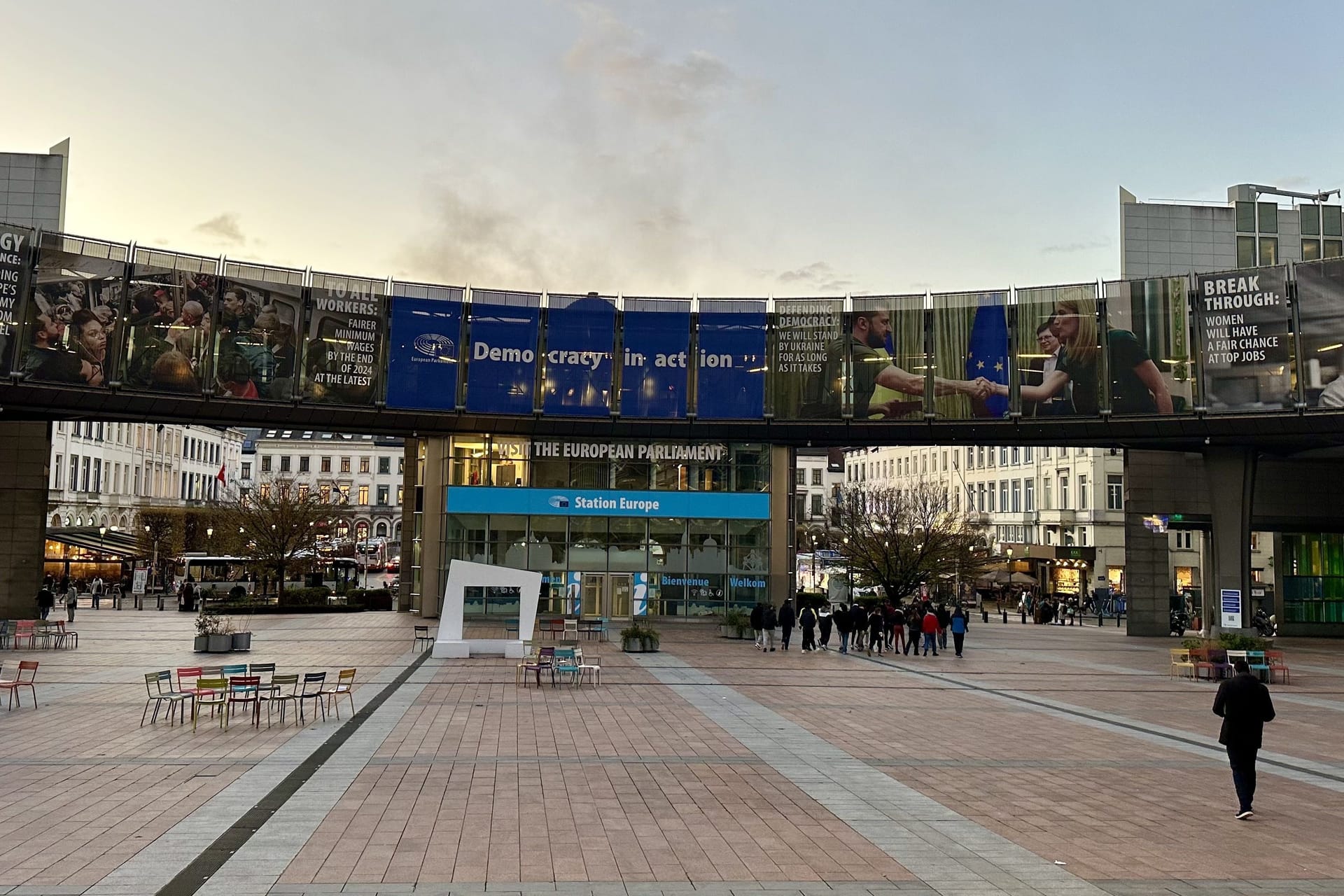 EU-Gebäude in Brüssel.