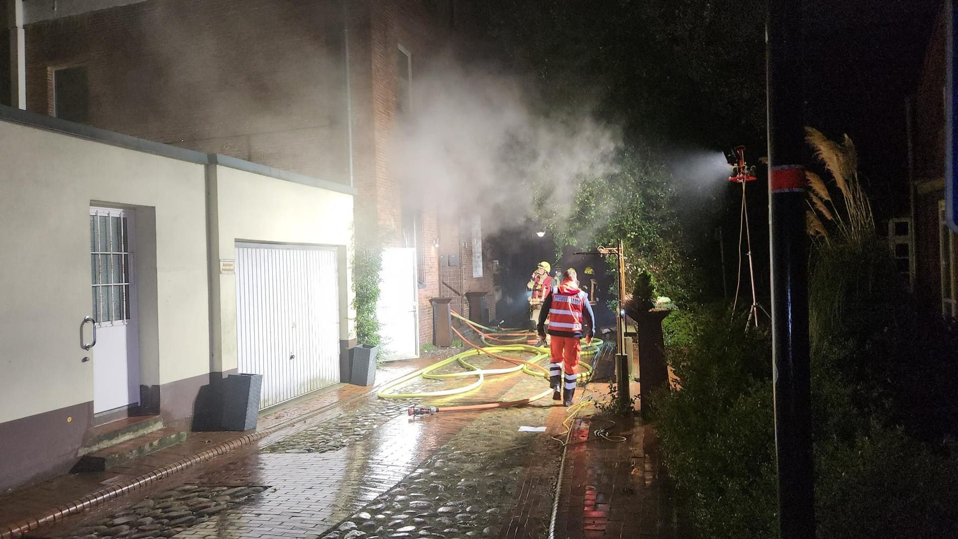Das Feuer war in einer Abstellkammer entstanden. Das Feuer war in einer Abstellkammer entstanden.