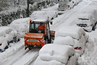 Wintereinbruch in Süddeutschland - München