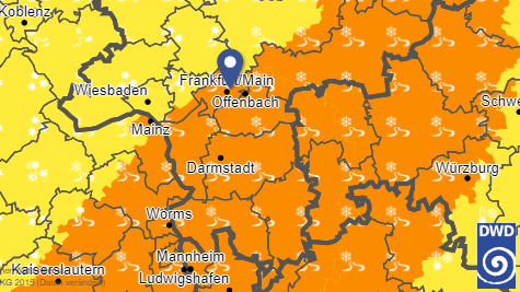 In Hessen kann es am Montag erneut sehr glatt werden.