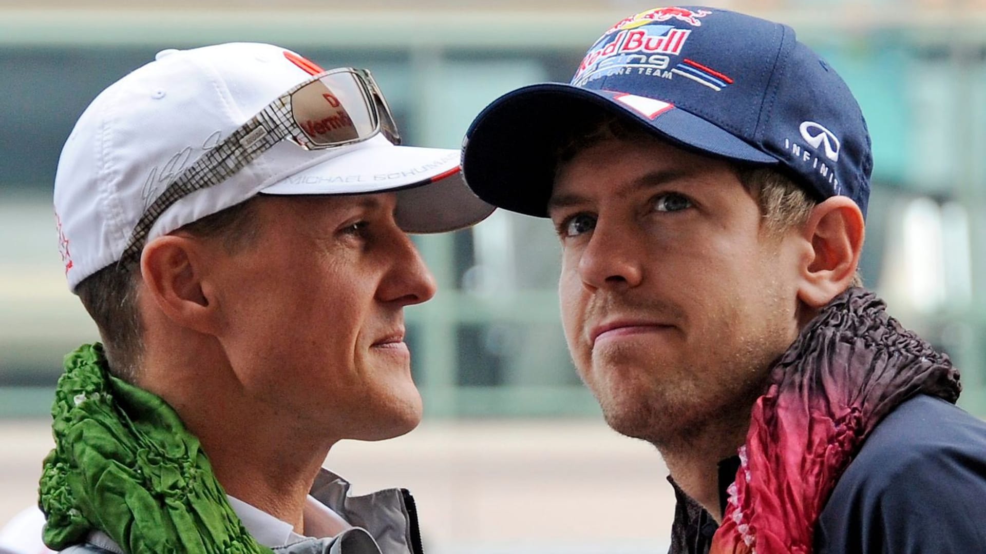 Schumacher und Vettel