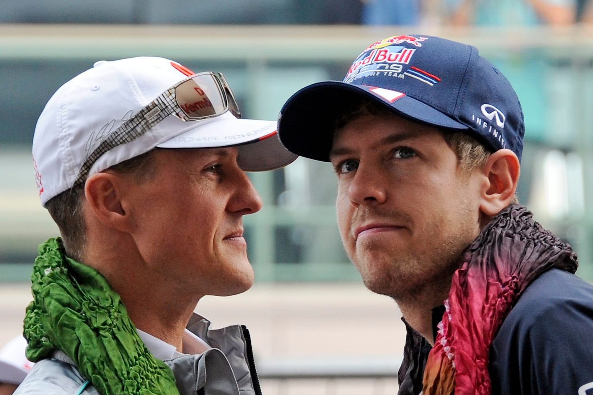 Schumacher und Vettel