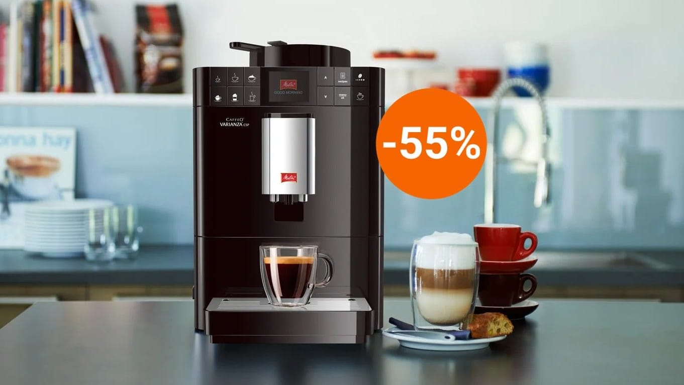 Lidl-Schnäppchen des Tages: Sichern Sie sich den Kaffeevollautomaten Varianza CSP F 57/0-10 von Melitta zum halben Preis.