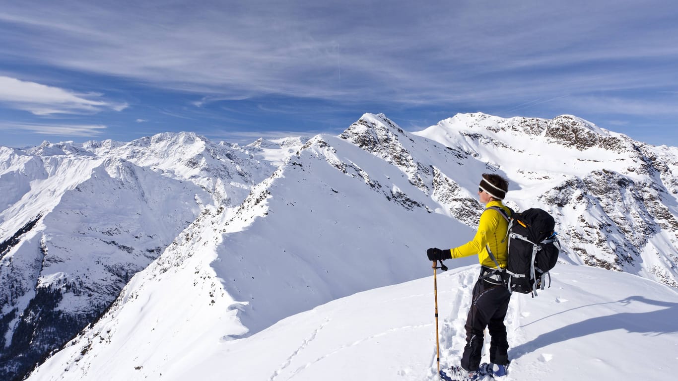 Skitourengeher im Pflerschtal (Symbolbild): Zwei Brüder wurden in Südtirol von einer Lawine verschüttet.