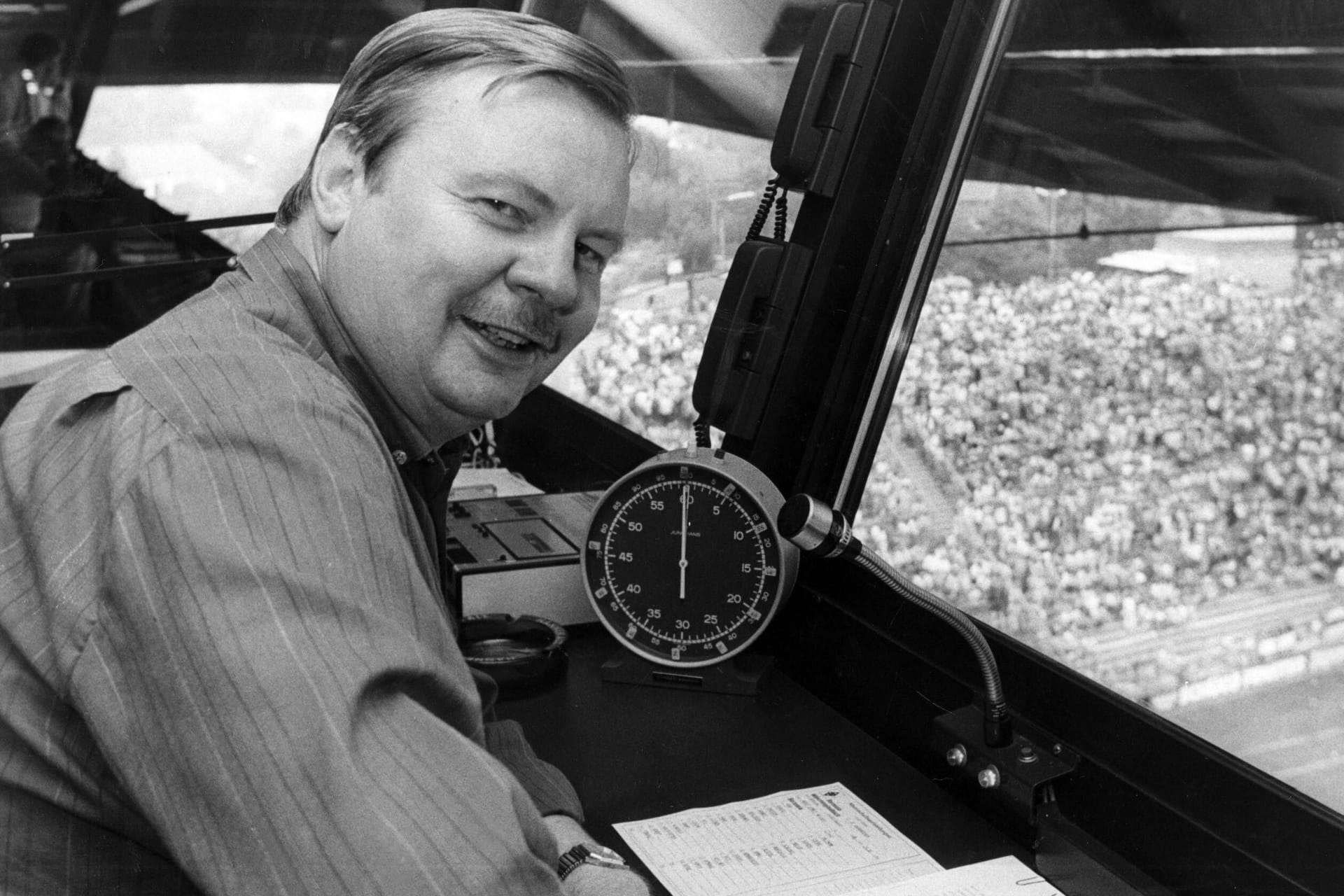 Rolf Göttel war in rund 750 Pflichtspielen der Stadionsprecher der Gladbacher.