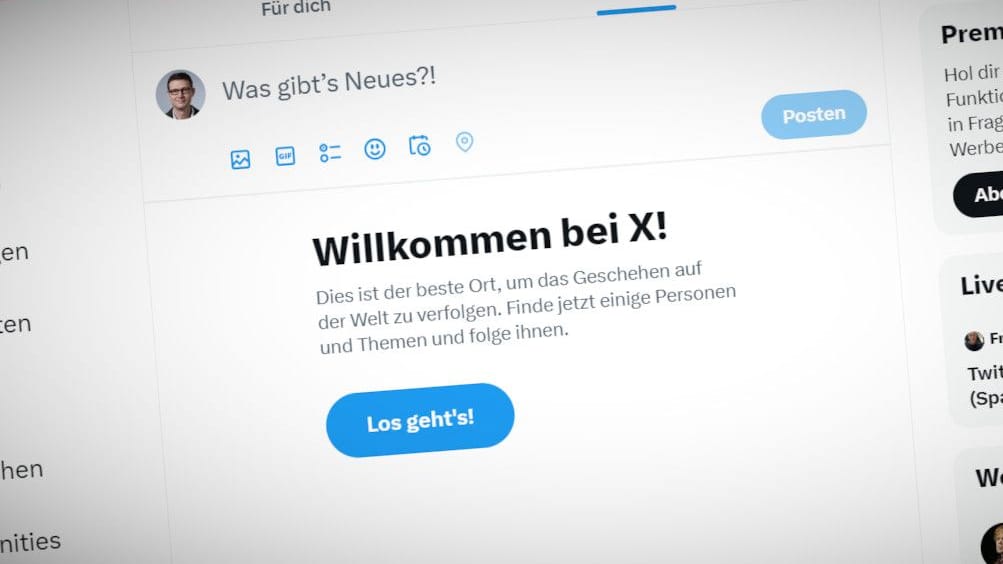 Profil bei X: So sieht es derzeit aus, wenn Nutzer ihr X-Profil anwählen.