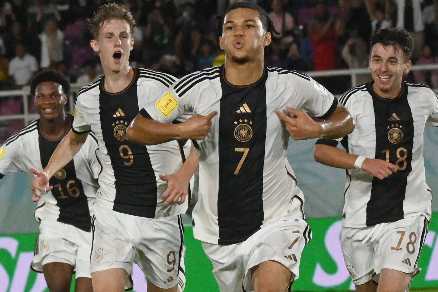 Jubel: Die deutsche U17 schrieb im WM-Finale Geschichte.