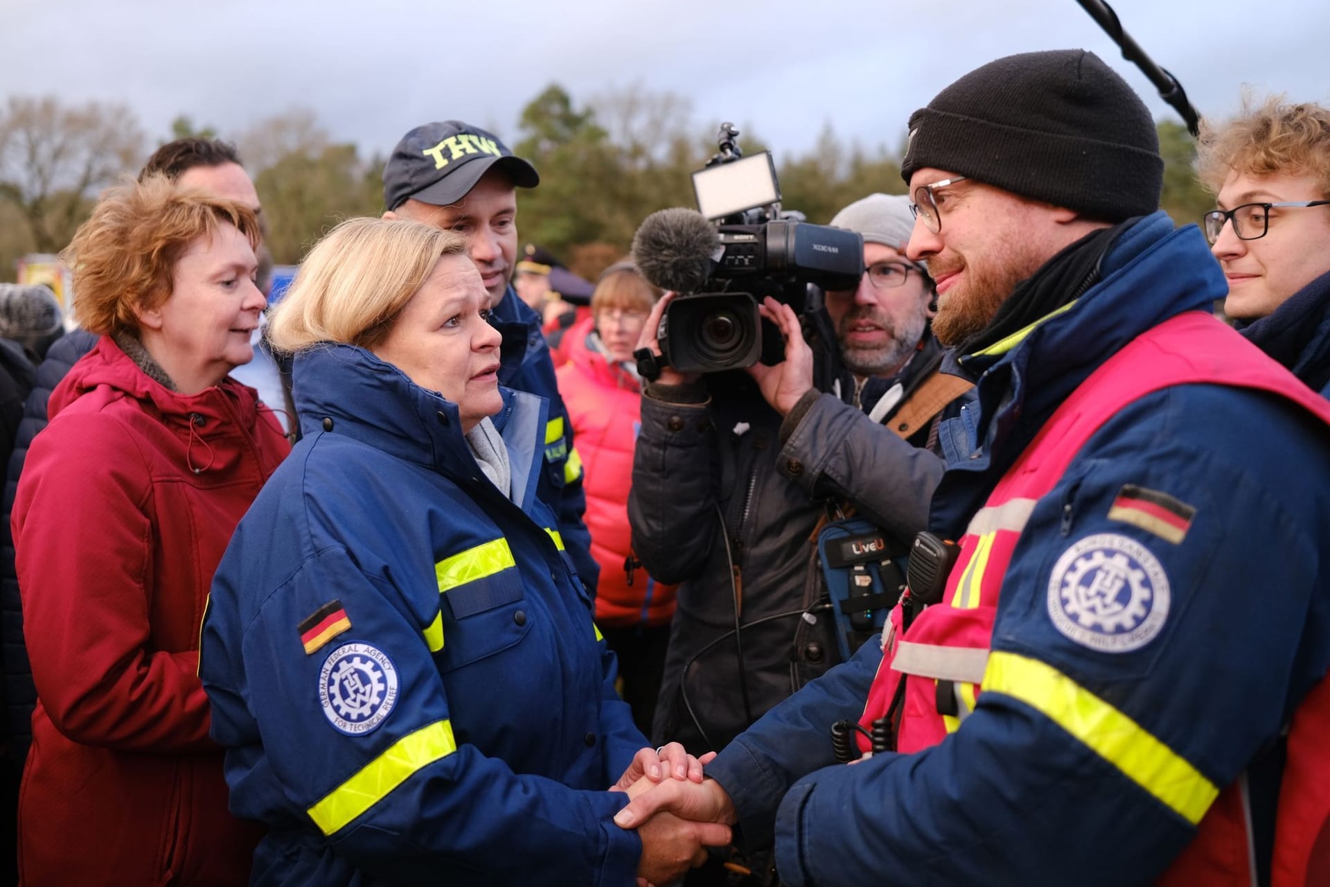 Faeser besucht Hochwassergebiet