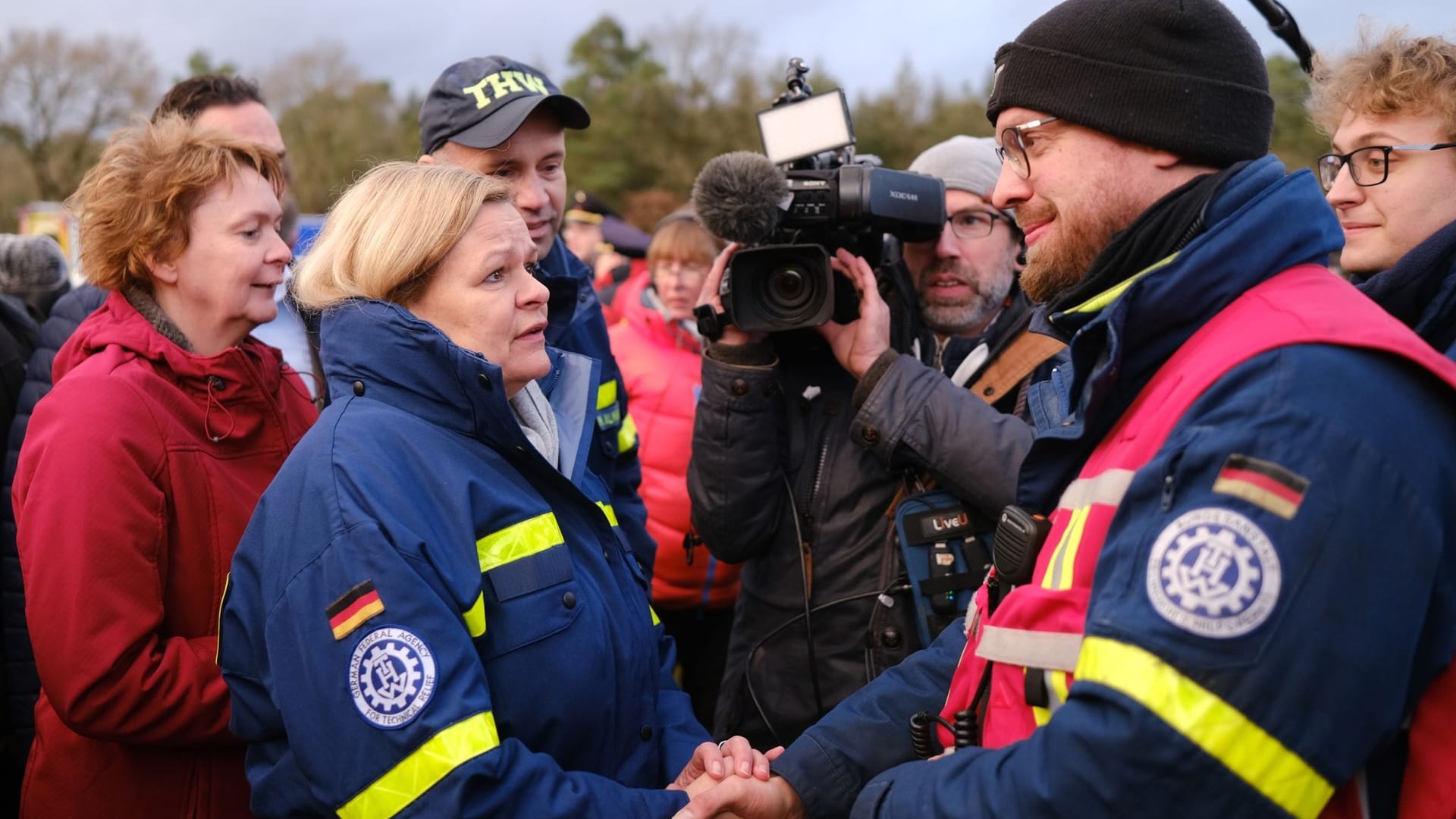Faeser besucht Hochwassergebiet Faeser besucht Hochwassergebiet