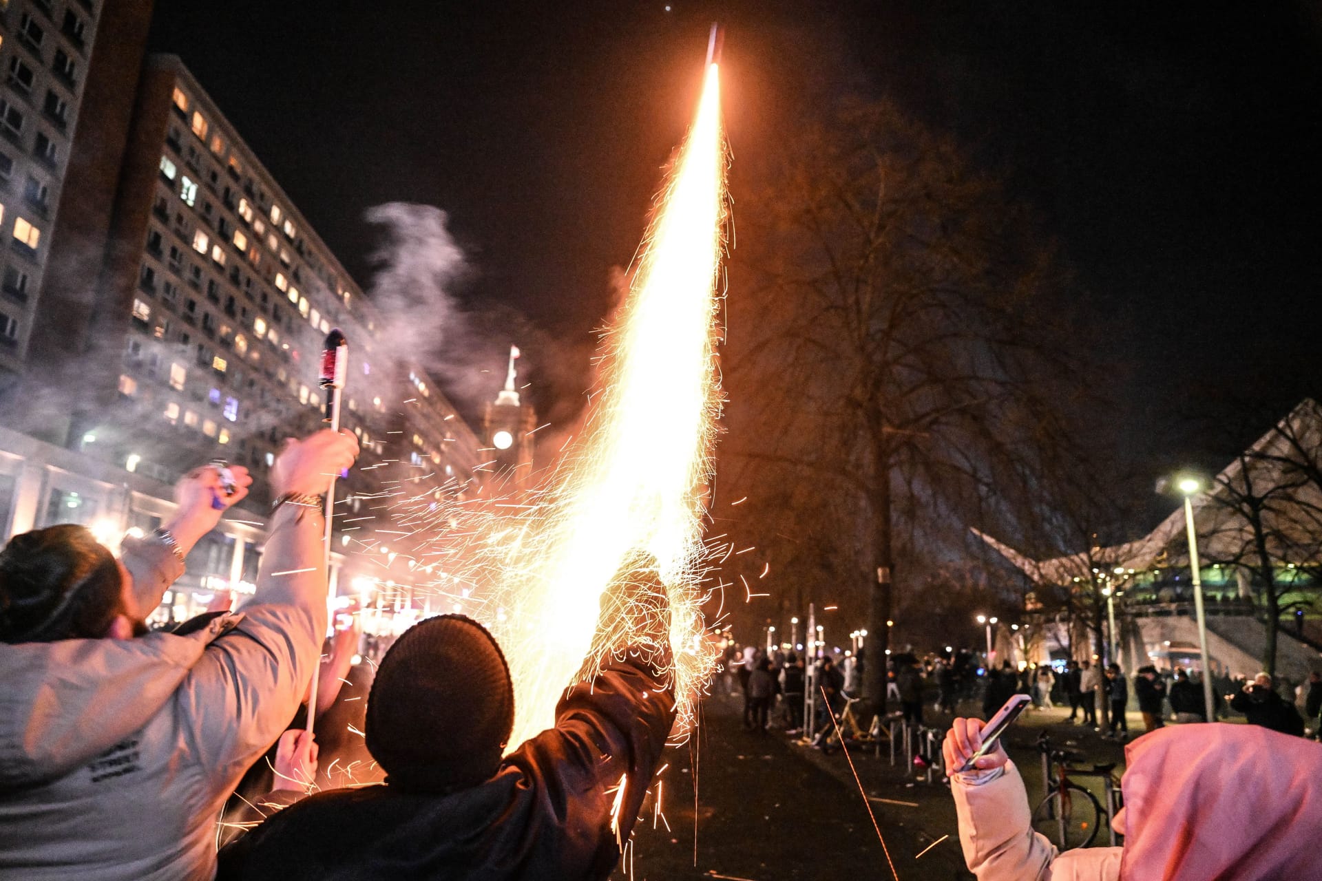 Silvester 2023 / 2024 am Alexanderplatz