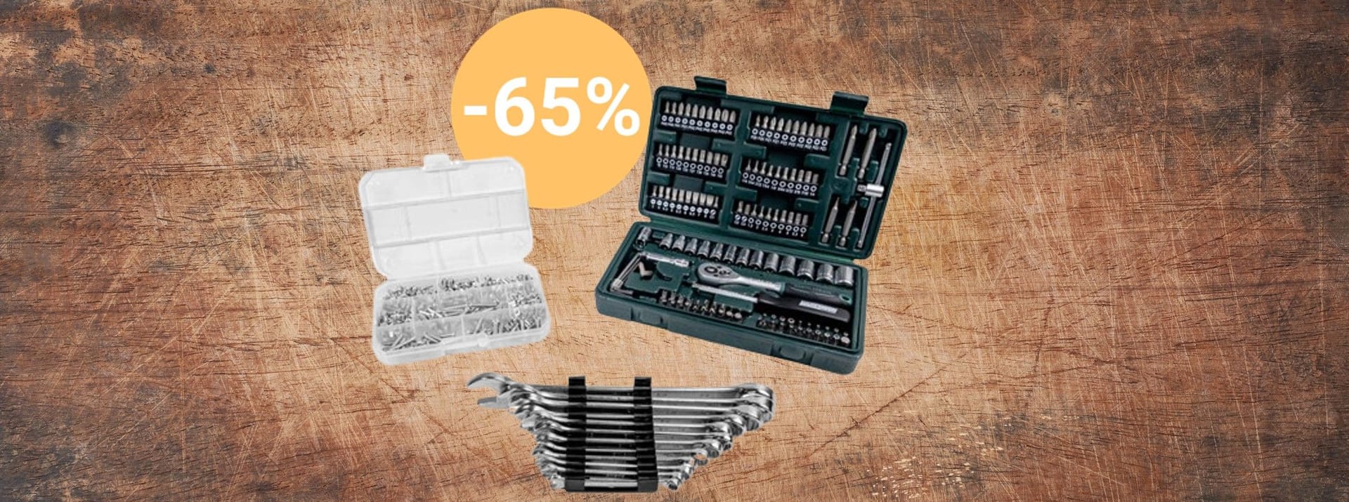 Aldi-Angebot: Der Discounter reduziert ein riesiges Werkzeugset von Brüder Mannesmann über 60 Prozent.