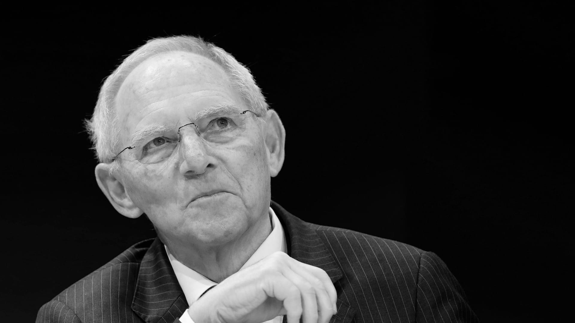 Wolfgang Schäuble (Archivbild): Über 50 Jahre gehörte er durchgängig dem Deutschen Bundestag an.