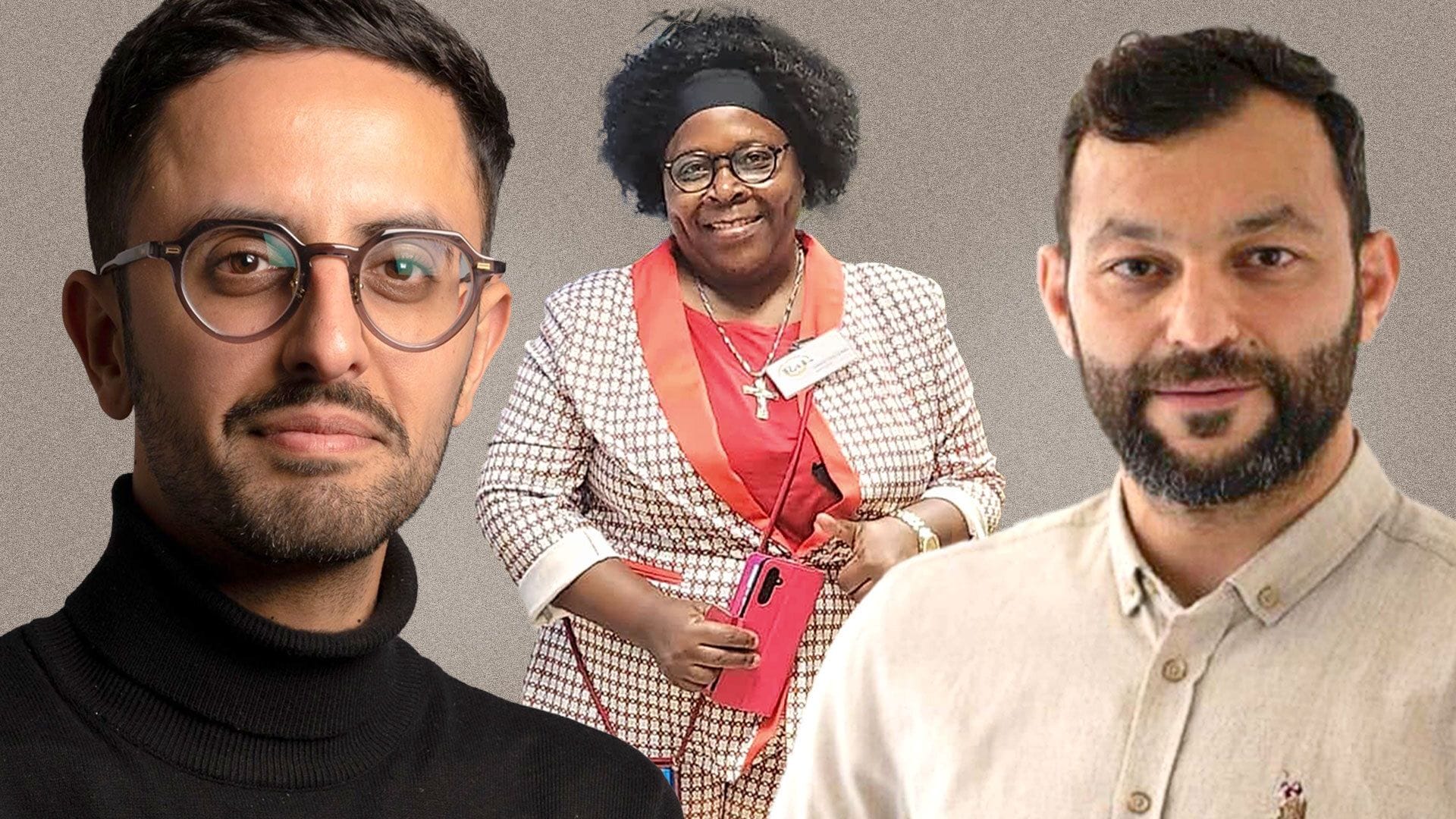 Hesam Misaghi, Juliana Luisa Gombe und N. Habibivand: In ihren Heimatländern wären sie wegen ihres politischen Engagements durch den Staat bedroht.