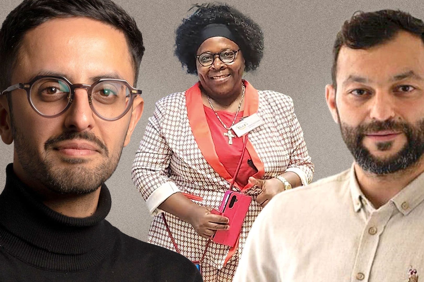 Hesam Misaghi, Juliana Luisa Gombe und N. Habibivand: In ihren Heimatländern wären sie wegen ihres politischen Engagements durch den Staat bedroht.