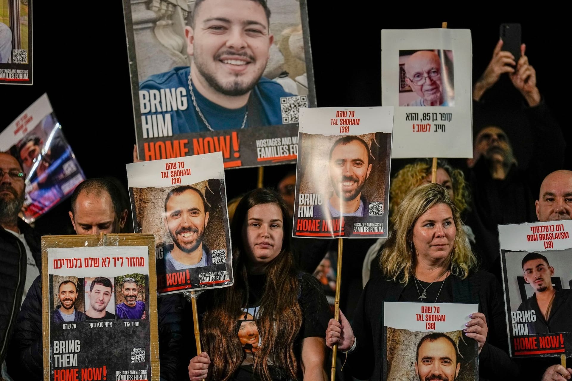 Nahostkonflikt - Kundgebung in Tel Aviv