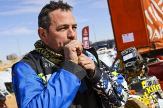 Carles Falcon im Januar 2022: Der Rennfahrer verunglückte bei der Rallye Dakar.