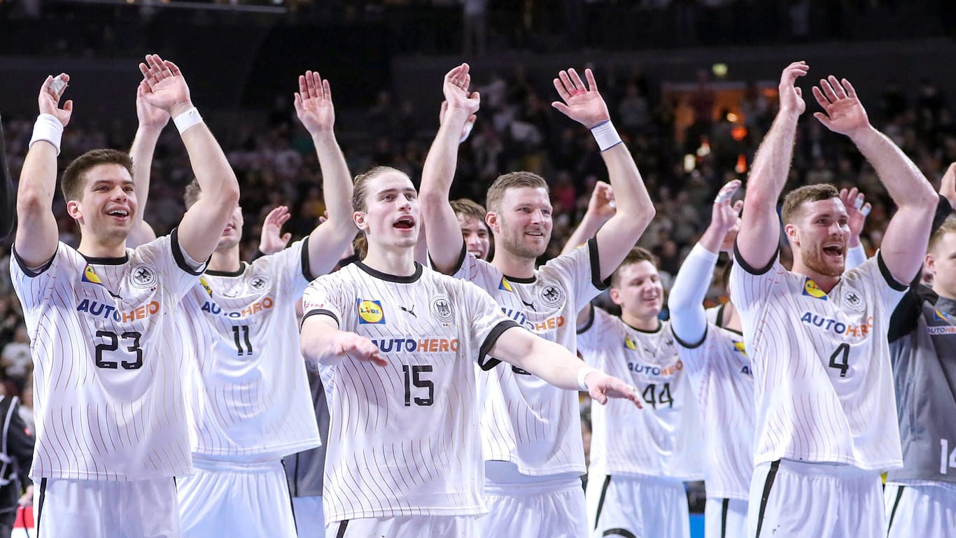 Die deutschen Handballer: Sie wollen Europameister werden.