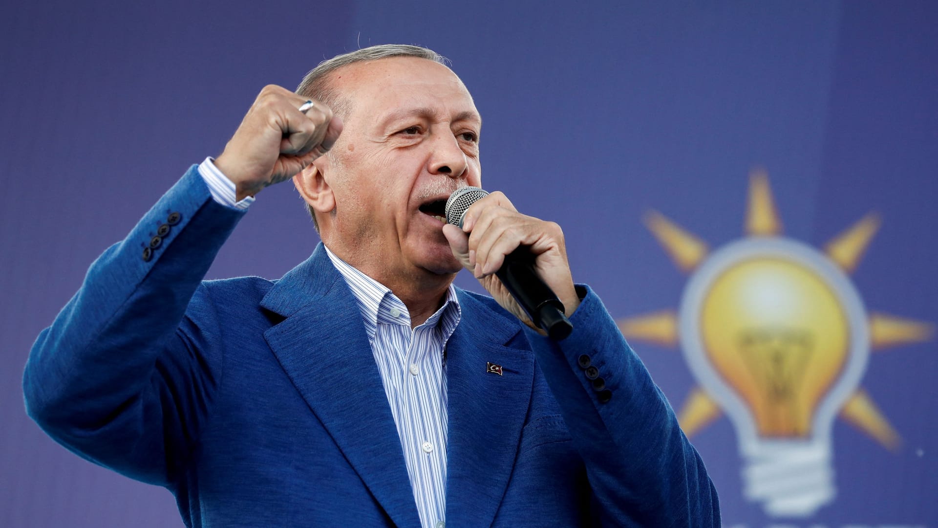 Recep Tayyip Erdoğan bei einer Wahlkampfrede (Archivbild): Experten sehen in der Dava einen AKP-Ableger.