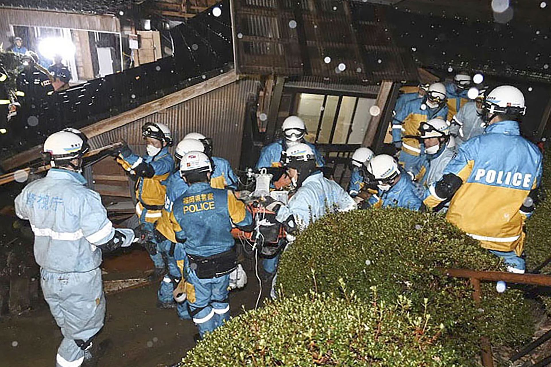 Rettungsaktion in Japan