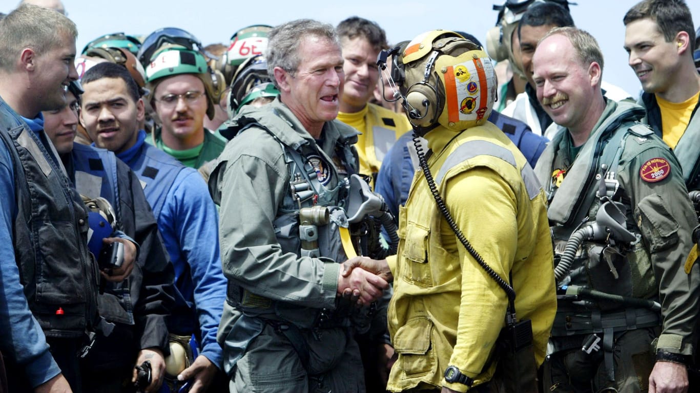 Der ehemalige US-Präsident George W. Bush: Bei einem Angriff auf den Irak 2003 hatten die USA keinen langfristigen Plan für die Region.